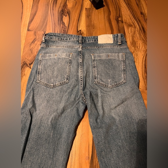 Zara bell bottom -flare distressed jeans - Picture 7 of 7